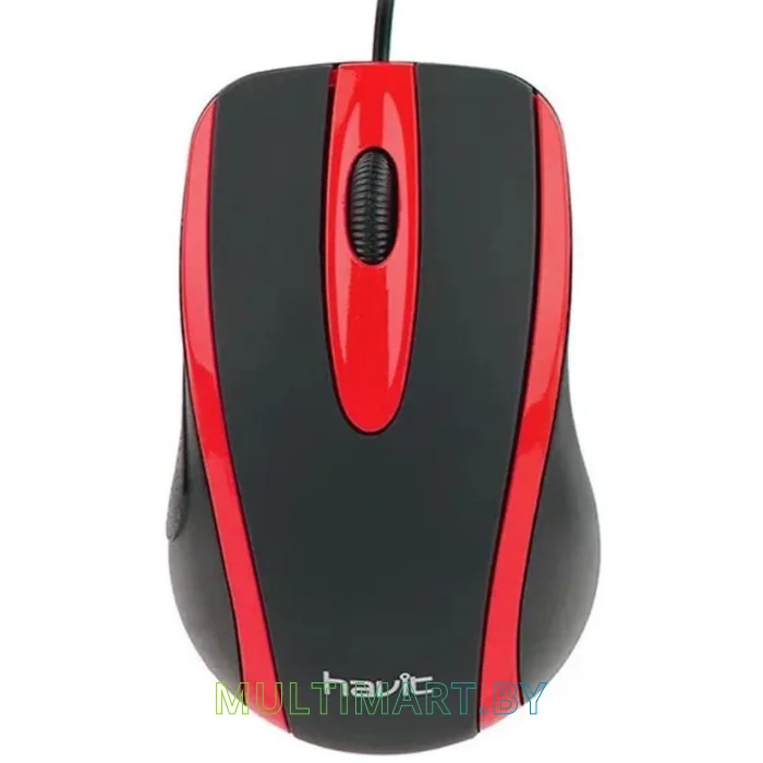 Мышь Havit HV-MS753 (черный/красный)